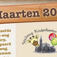 Poster Stichting Kinderfeesten Maasbree - Sint Maarten